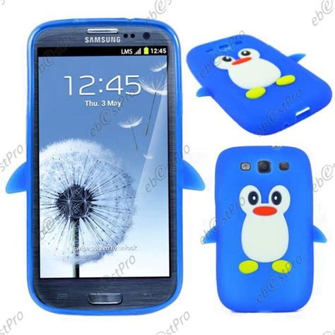 EbestStar Coque Pingouin Samsung Galaxy S3 Bleu Cdiscount Téléphonie