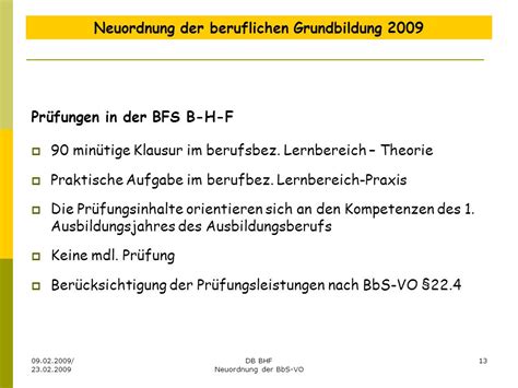 Neuordnung Der Beruflichen Grundbildung Ppt Herunterladen