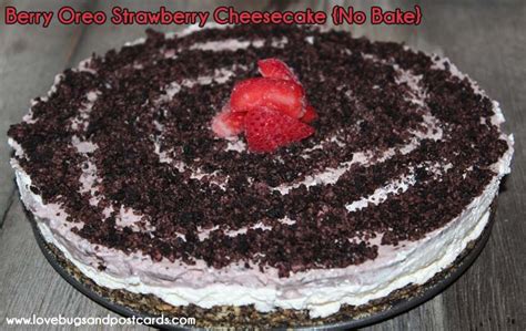 Berry Oreo Strawberry Cheesecake Recipe {No Bake}