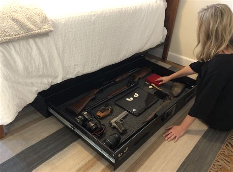 MonsterVault Underbed Safe: Heavy-Duty Lock Security Case for Money