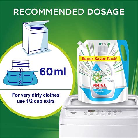 Ariel Matic Liquid Detergent Top Load Refill Pouch 2 Litre Buy Online