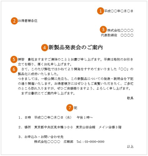 新製品発表会の案内状の書き方｜文例・テンプレートつき