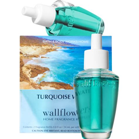 Bath Body Works Turquoise Waters Wallflower Fragrance Plug Refill 2