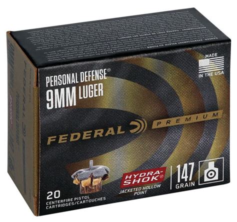 Federal Premium Hydra Shock Mm Grain Rounds Buy Ammo Online