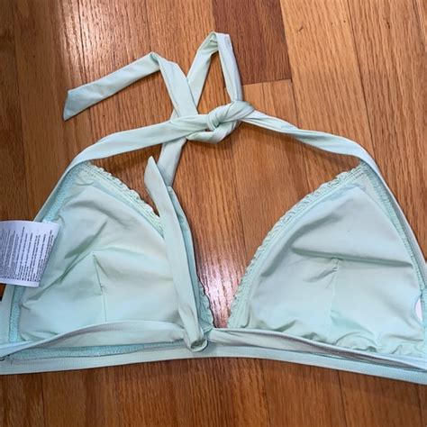 Volcom Swim Volcom Smock That Triangle Bikini Top Spearmint Nwt