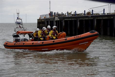 Early Morning Launch For Whitstable Lifeboat Rnli