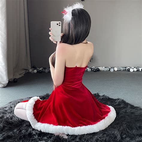 Déguisement De Mère Noël Lingerie Sexy La Maison De Noël