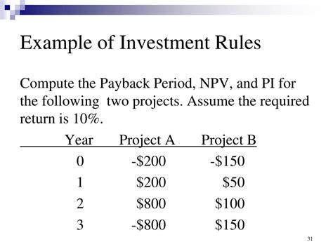 Ppt Net Present Value And Other Investment Rules Powerpoint Presentation Id620568