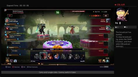 Smite Ranked Conquest Jungle And Carry Role Only 50 Subs For 20 T Card Of Your Choice