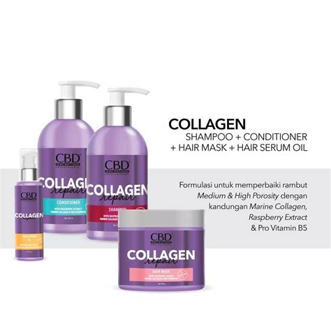 Jual Cbd Collagen Paket In Isi Paket Hair Serum Shampoo