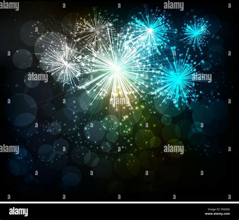 Vector Holiday Fireworks Background Stock Vector Image And Art Alamy