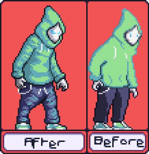 Old Pixel Art Remake Hooded Guy By Retroni On Deviantart