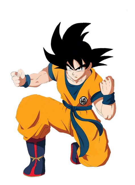 Goku Base Form Png Redraw And Recolor By Me By Drzackedit On Deviantart