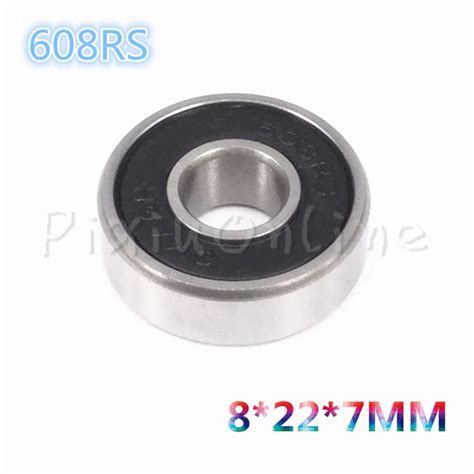 2 개 ST022b 베어링 608RS 608Z 8x22x7mm 깊은 홈 볼 소형 소형 볼 베어링 스틸 손실에 판매|steel ...