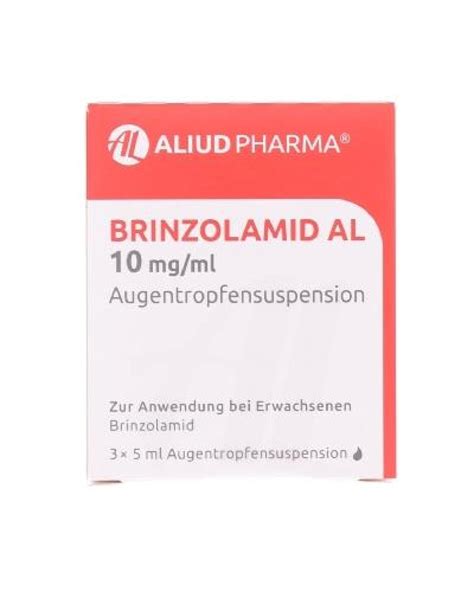 Brinzolamid Aliud Mg Ml Yedr Per X Ml Apotek