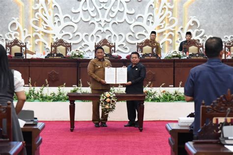 Gubernur Kalteng Terima Rekomendasi DPRD Terhadap LKPj Akhir Tahun 2023