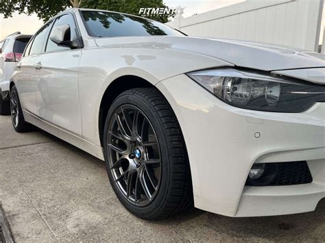 2017 Bmw 330i Xdrive Base With 18x85 Aodhan Ah X And Michelin 245x40 On Stock Suspension