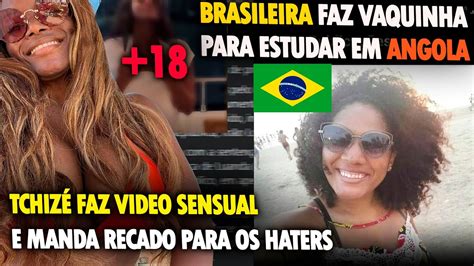 Tchiz Dos Santos Faz V Deo Sensual Brasileira Faz Vaquinha Para