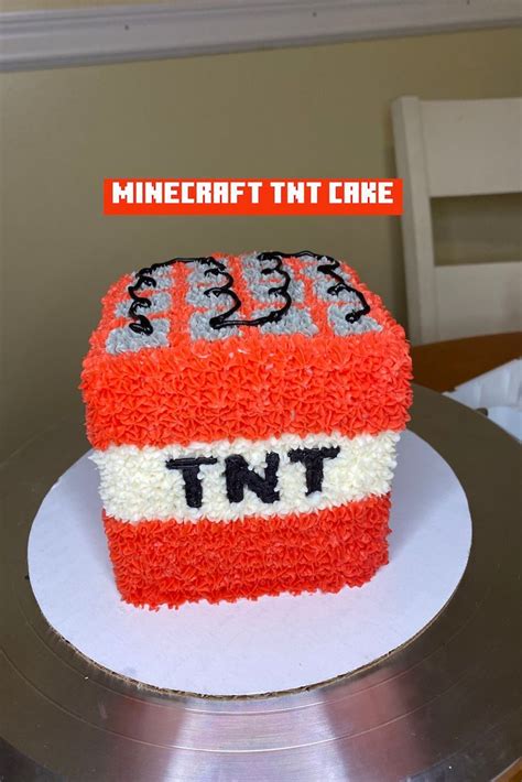 How To Make A Minecraft Tnt Cake Artofit