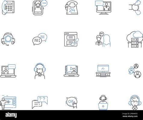 Television outline icons collection. Television, TV, Set, Screen ...