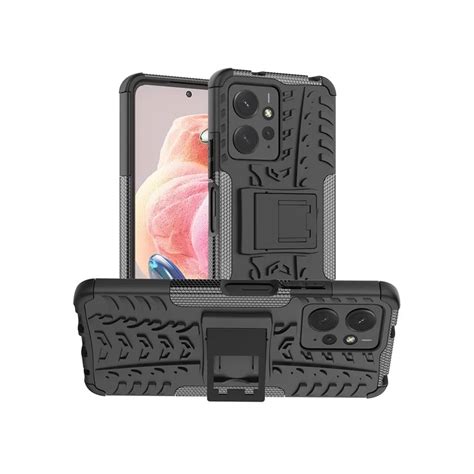 Odolný Obal Na Xiaomi Redmi Note 12 Armor Case 2v1 Motiv Černá