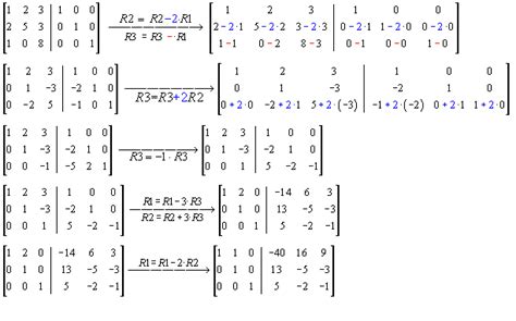 Inverse Of A Matrix By Gauss Jordan Elimination Math Help