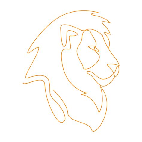 Lion Line Art Logo Icon Design 21556762 Vector Art At Vecteezy