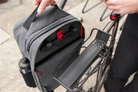 Modular Commuting System Features Bike Bags That Attach To A Backpack