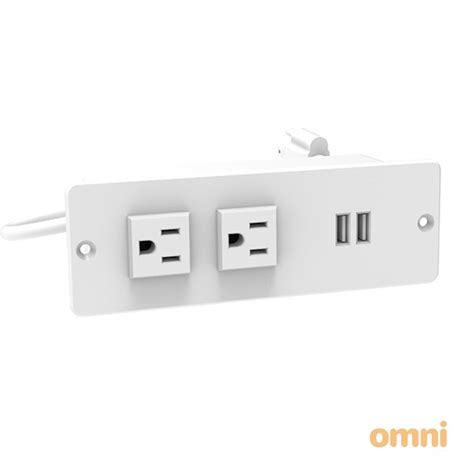 Recessed USB outlet for furniture & Built-in power and USB | OmniElectrical