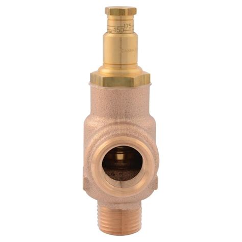 Cash Acme Brass 1 2 In Mnpt Pressure Relief Valve In The Pressure Relief Valves And Regulators