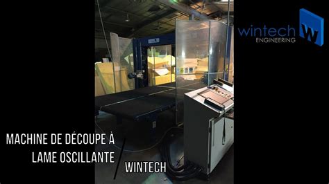 Wintech Machine De Decoupe A Lame Oscillante Youtube