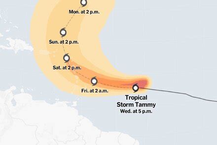 Tropical Storm Tammy Forms In The Atlantic