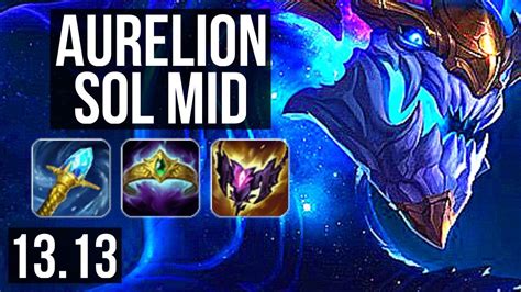 AURELION SOL Vs SYNDRA MID 2 6M Mastery 6 Solo Kills 900 Games