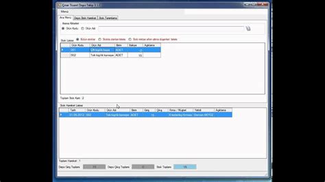 Depo Programi Stok Takip YouTube