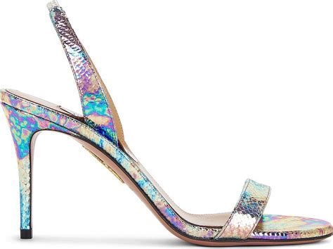 Aquazzura So Nude 85 Sandal In Blue ShopStyle