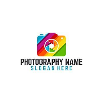 Camera Logo With Rainbow Colors