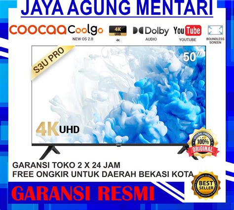 Jual Tv Led Coocaa S U Smart Digital Tv Inch K Uhd Dolby Audio