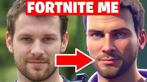 Turn Yourself Into A Fortnite Character Youtube