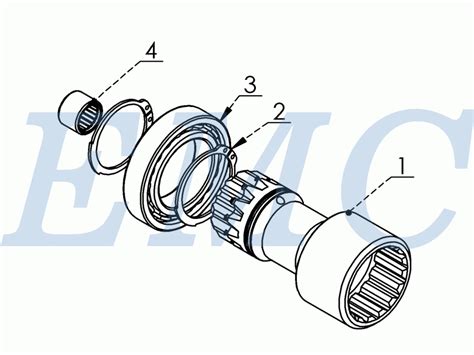 Pto Volvo SR Cardan Shaft 120 Mm EMC Hydraulic