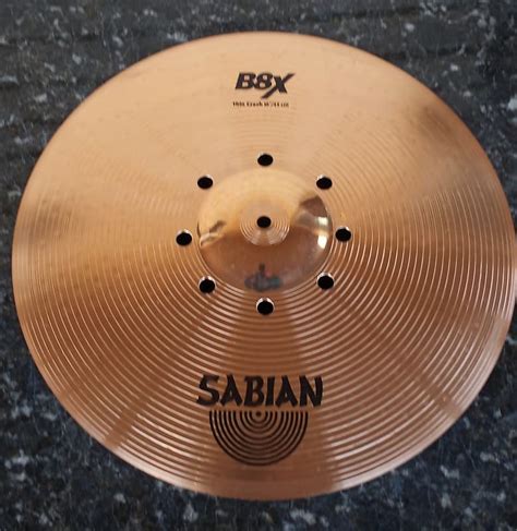 Custom One Of A Kind In Sabian B X Iso Thin Iso Crash Reverb