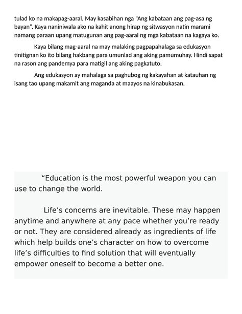 SOLUTION Ang Aking Karanasan Sa Panahon Ng Pandemya Bilang Isang Mag