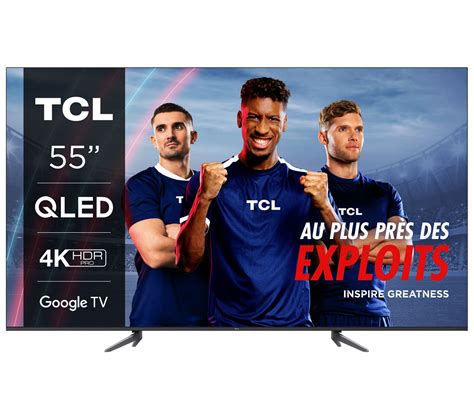 Téléviseur 4K QLED 55 139 cm TCL 55C644 Téléviseur BUT