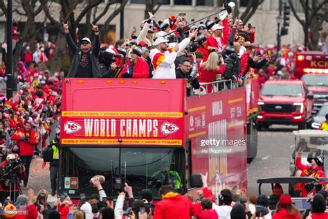 Kansas City Chiefs players celebrate during the Kansas City Chiefs... News Photo - Getty Images