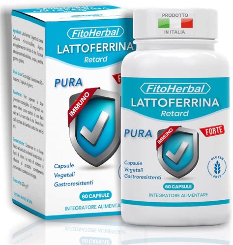 Fitoherbal Lattoferrina Pura Immuno Stimolante In Capsule Vegetali