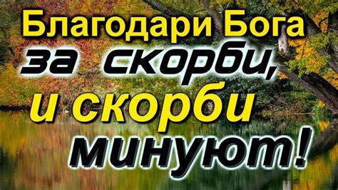 НИЧЕГО НЕ БОЙСЯ!...Благодари Бога за все!!! Духовные наставления ...