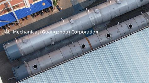 SS304 Fractionating Column Distillation Column Cooling Tower For