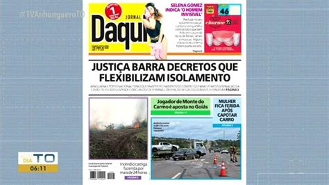 Bom Dia Tocantins Veja Os Destaques Do Jornal Daqui Globoplay