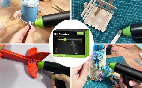 Amazon Hot Glue Gun Kit Cordless Glue Gun With Copper Nozzles
