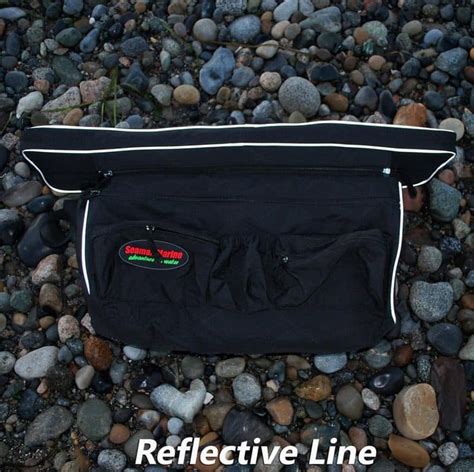 Boat Bench Seat Cushion and Detachable Seat Bag Combo - Kay Gee Inflatable Boats