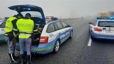 Contromano In Autostrada Fermata Dopo 20 Chilometri